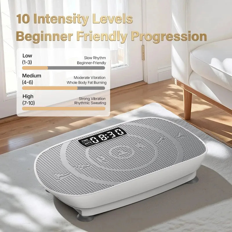 VitalFlow™ Vibration Plate: Tone & Slim Legs Faster with Gentle Therapy