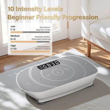 VitalFlow™ Vibration Plate: Tone & Slim Legs Faster with Gentle Therapy