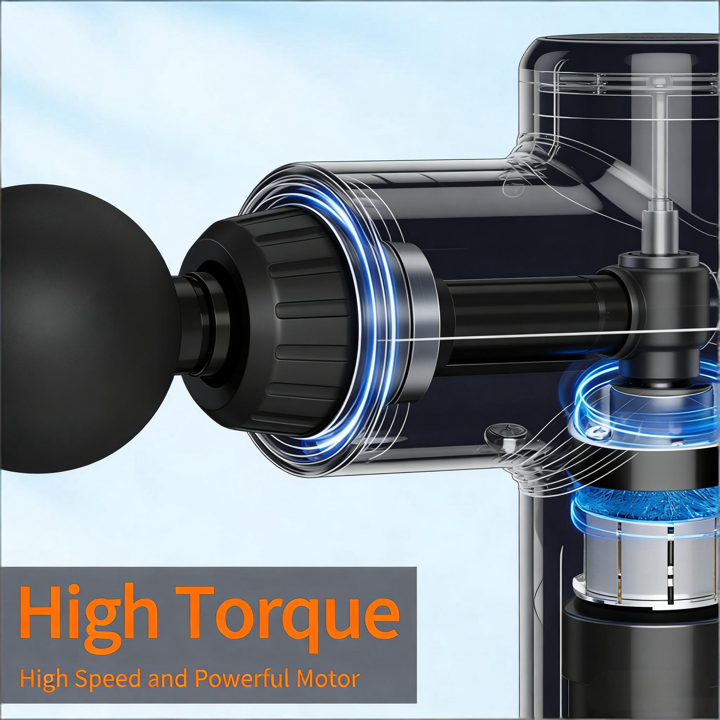 Mini High-Torque Massage Gun for Deep Muscle Relief