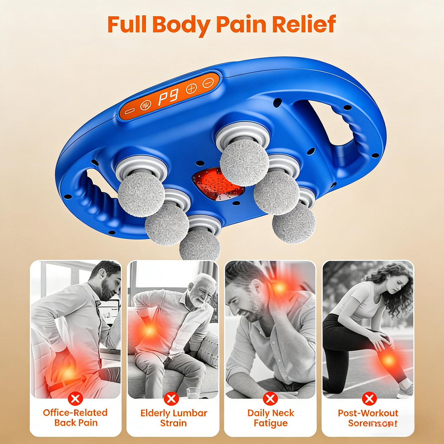 Full-Body Deep Tissue Massage Device