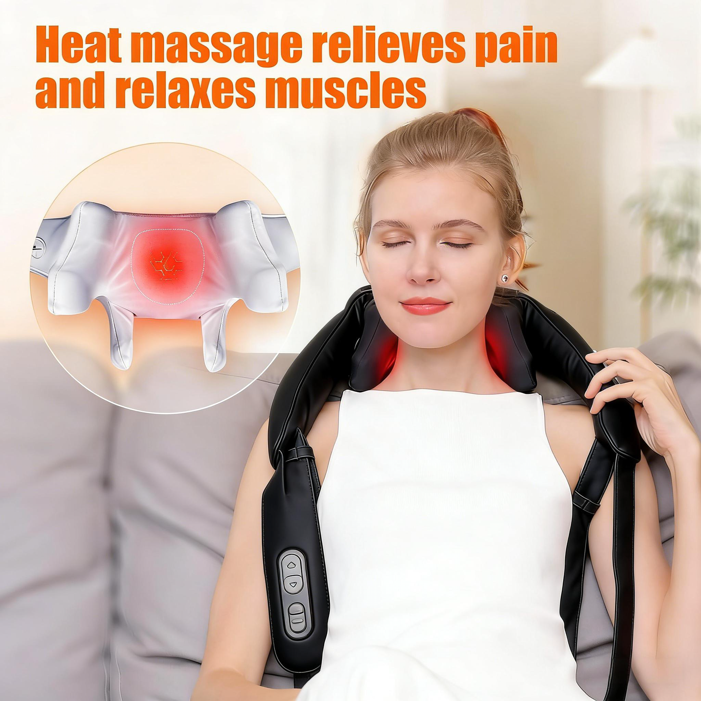 2-Way Wearable Neck & Shoulder Massage Device