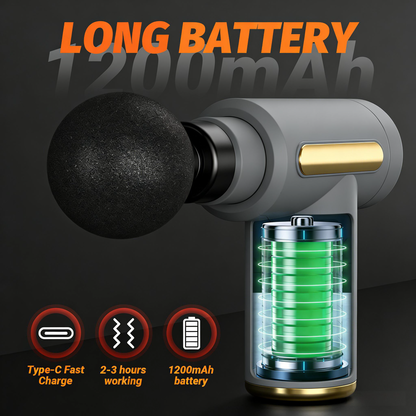 Portable Multi-Scene Massage Gun for Full-Body Relief