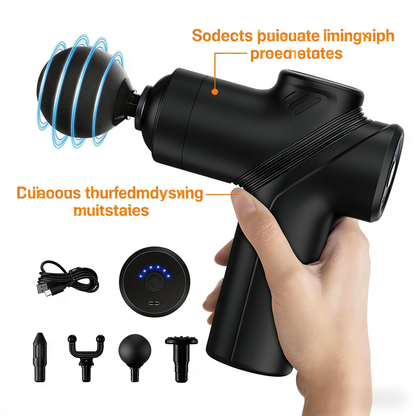 Mini High-Torque Massage Gun for Deep Muscle Relief